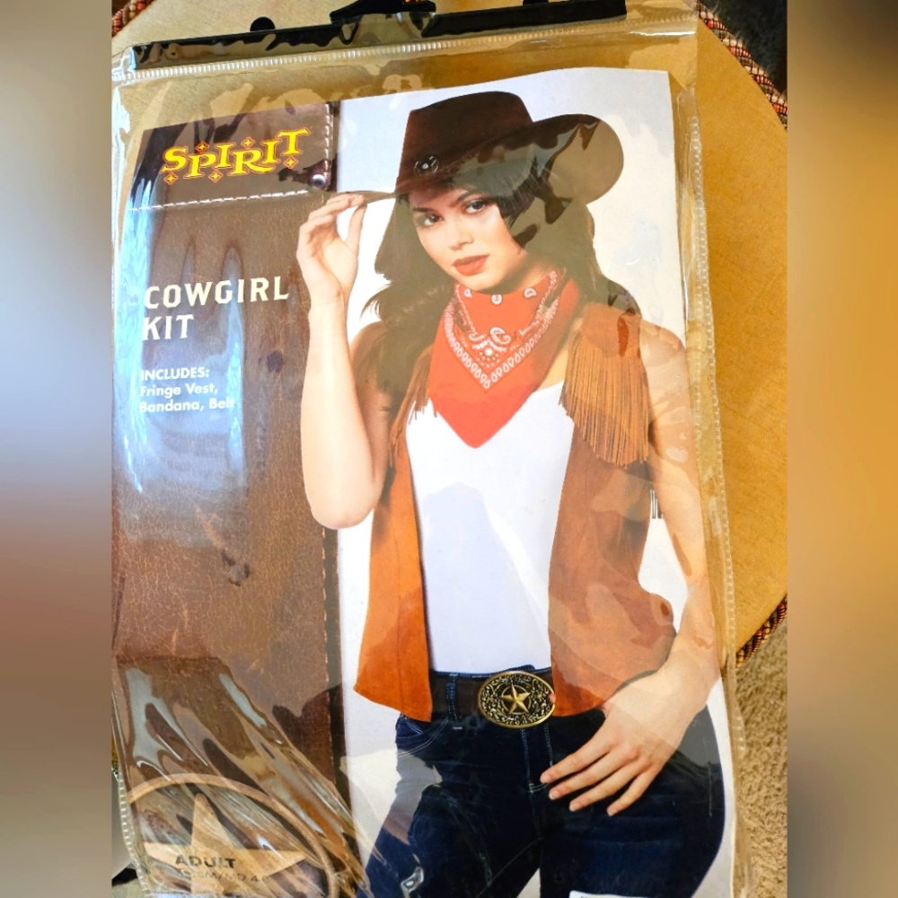 Cowgirl Halloween costume, sz M - Picture 1 of 1
